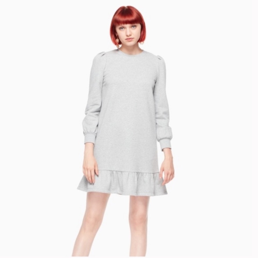 Kate Spade New York Broome St. Knit Flounce Dress Small